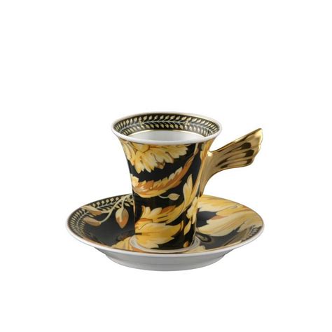 espr mokkatasse 2tlg vanity la doree versace by rosenthal|Versace ‘Vanity La Dorée’ service plate by Rosenthal .